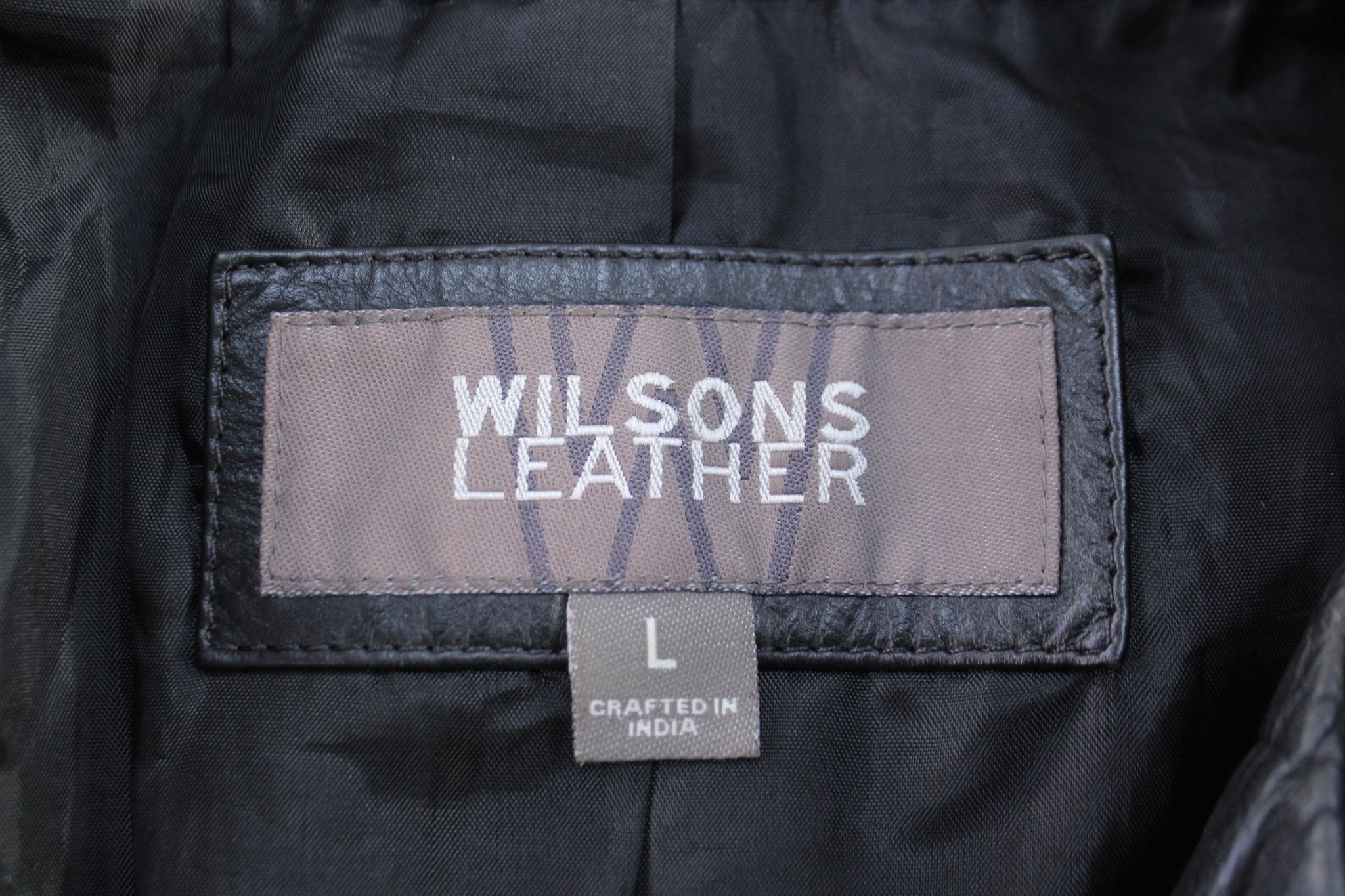 Women's Wilsons Leather Full Zip Leather Jacket - Jacket - Thrifted Threads