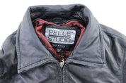 Women's Wilson's Pelle Studio Black Leather Zip Up Jacket - ThriftedThreads.com