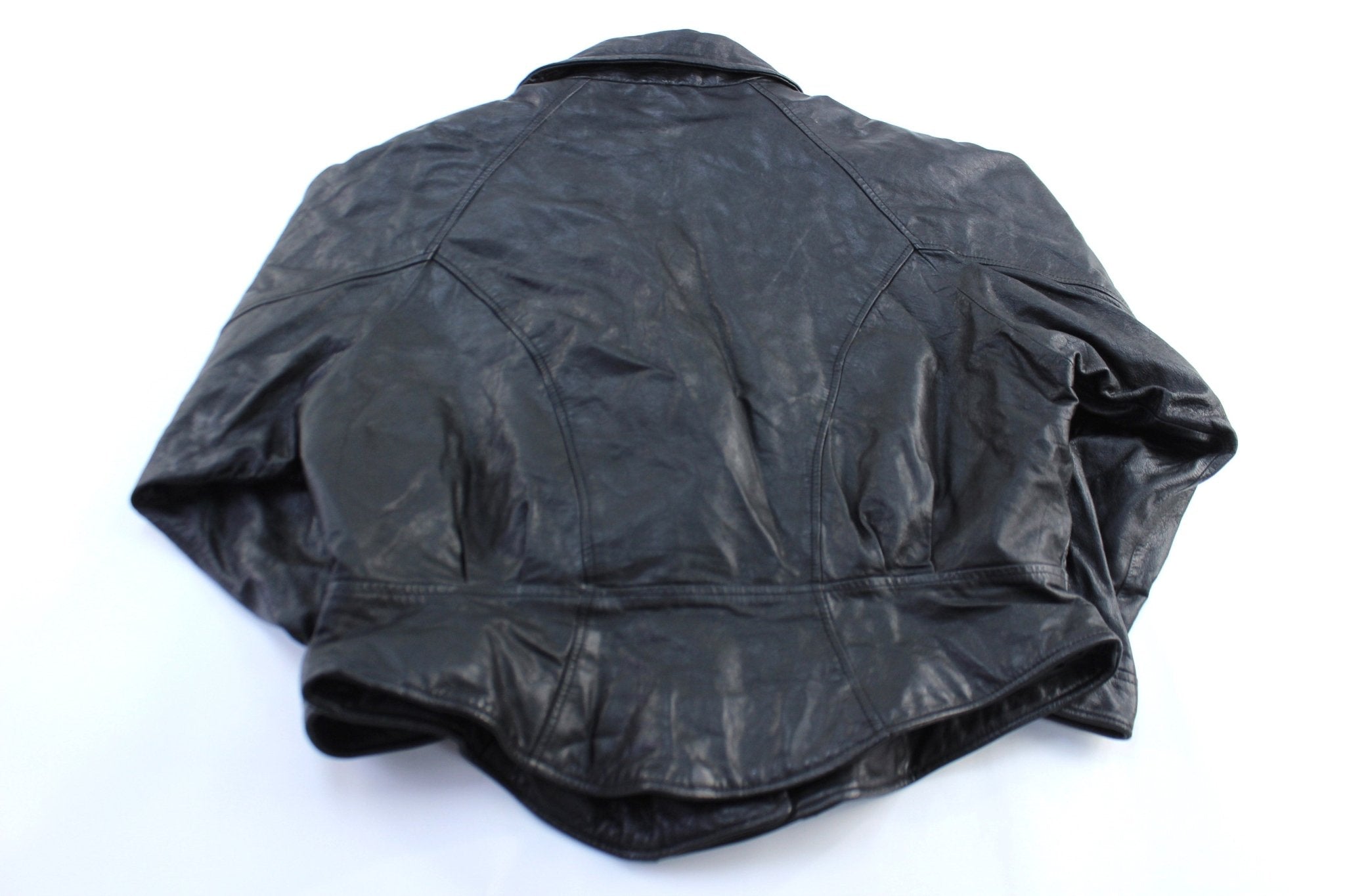 Women's Wilson's The Leather Experts Black Leather Jacket - ThriftedThreads.com