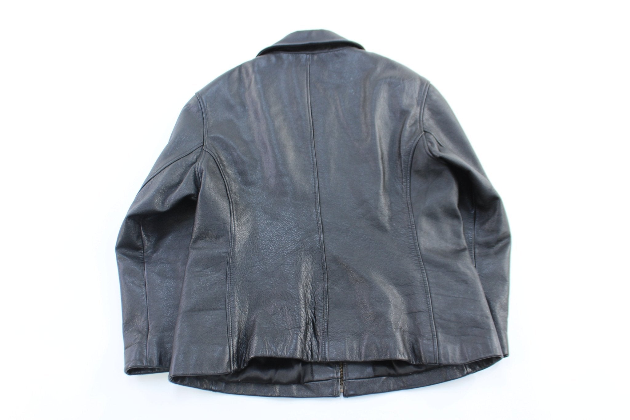 Women's Wilson's The Leather Experts Black Zip Up Jacket - Jacket - Thrifted Threads