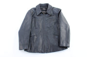 Women's Wilson's The Leather Experts Black Zip Up Jacket - Jacket - Thrifted Threads