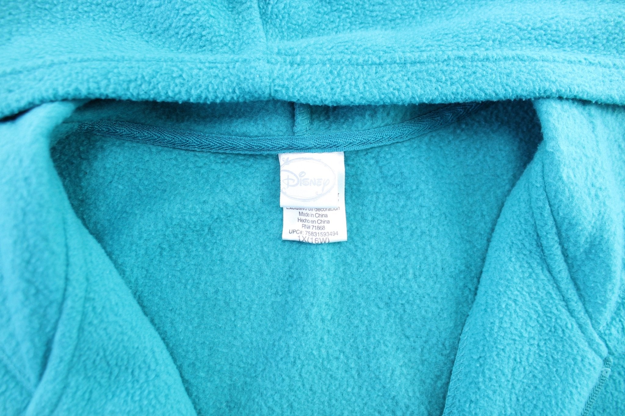 Women's Winnie the Pooh Embroidered Eeyore Fleece Zip Up Hoodie - ThriftedThreads.com