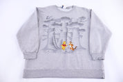 Women's Winnie The Pooh Pullover Sweater - Sweater - Thrifted Threads