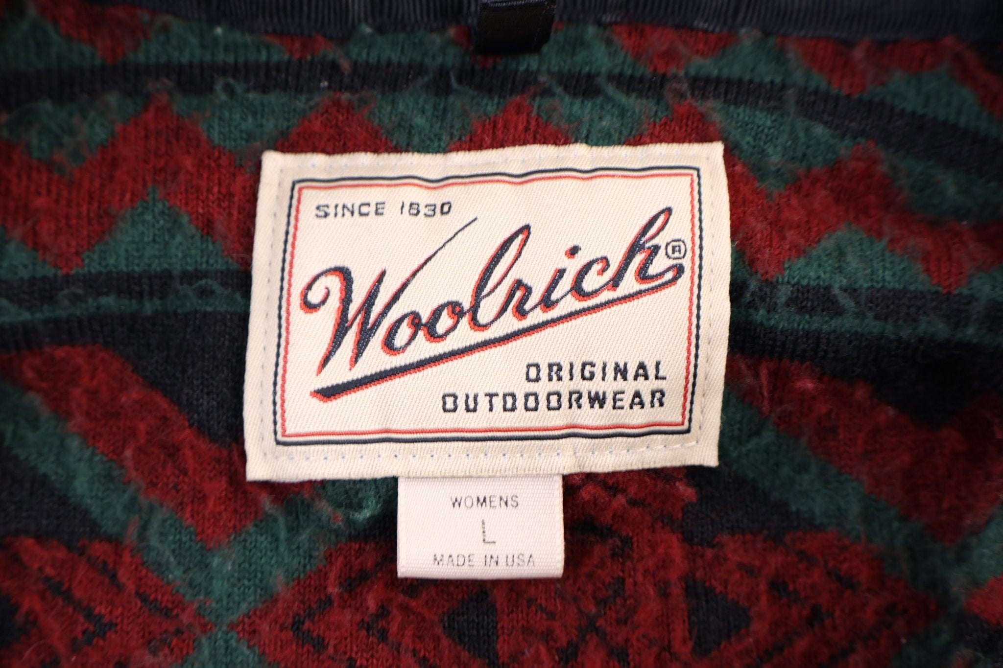 Women's Woolrich Multipattern Sherpa Full Zip Jacket - Jacket - Thrifted Threads