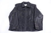 Women's Worthington Black Leather Jacket - Jacket - Thrifted Threads