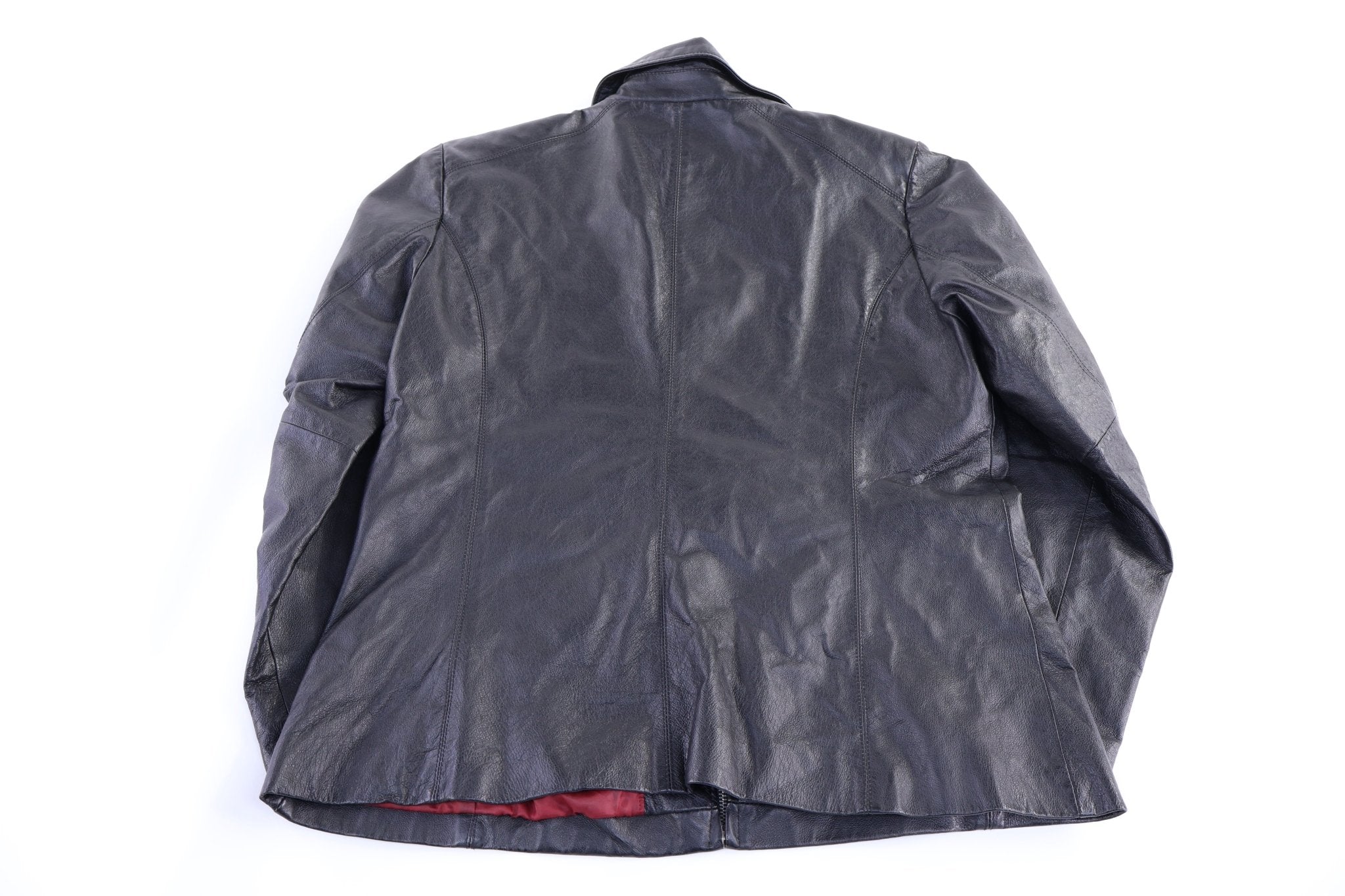 Women's Worthington Black Leather Jacket - Jacket - Thrifted Threads