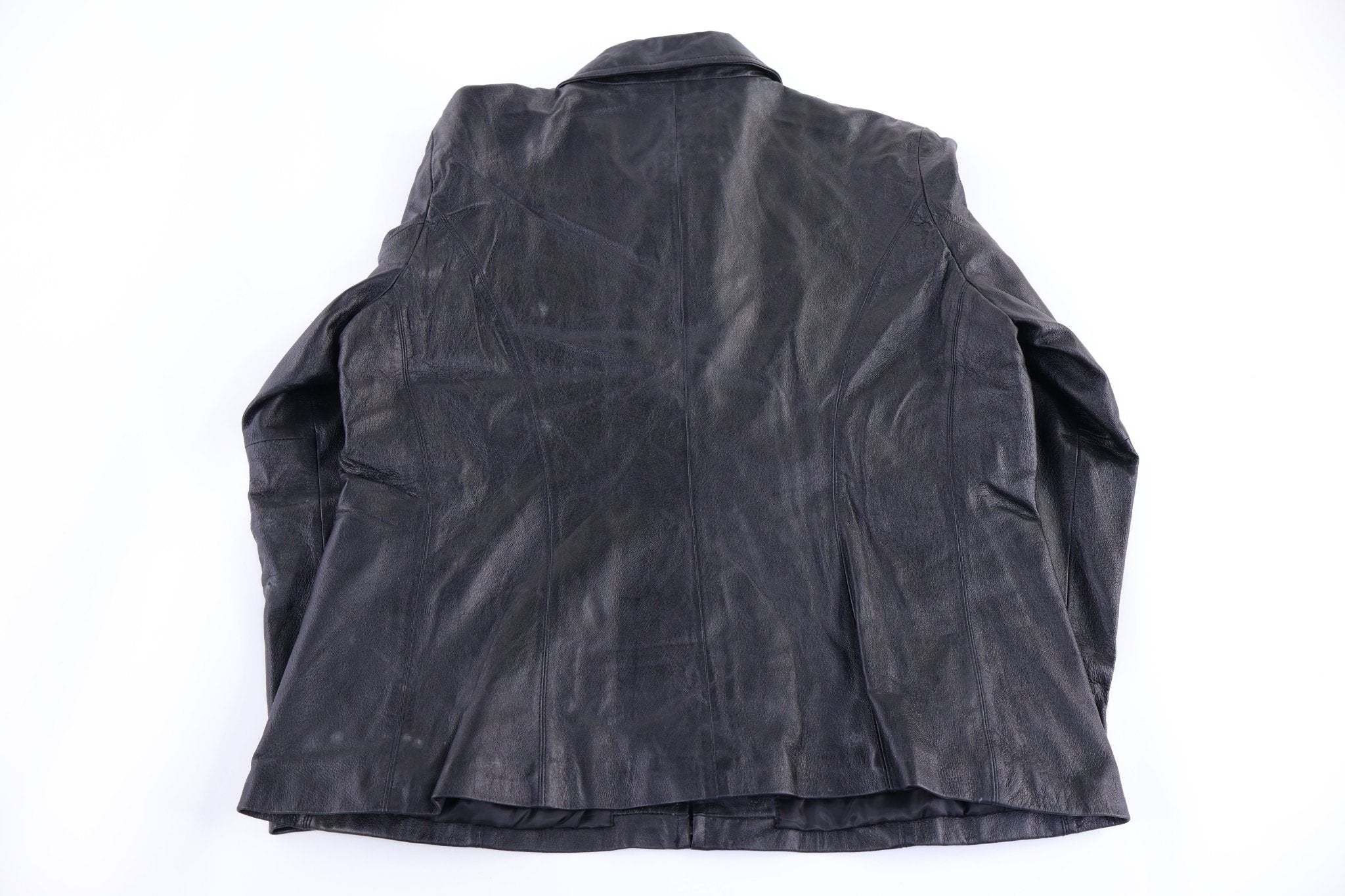 Women's Worthington Black Leather Jacket - Jacket - Thrifted Threads