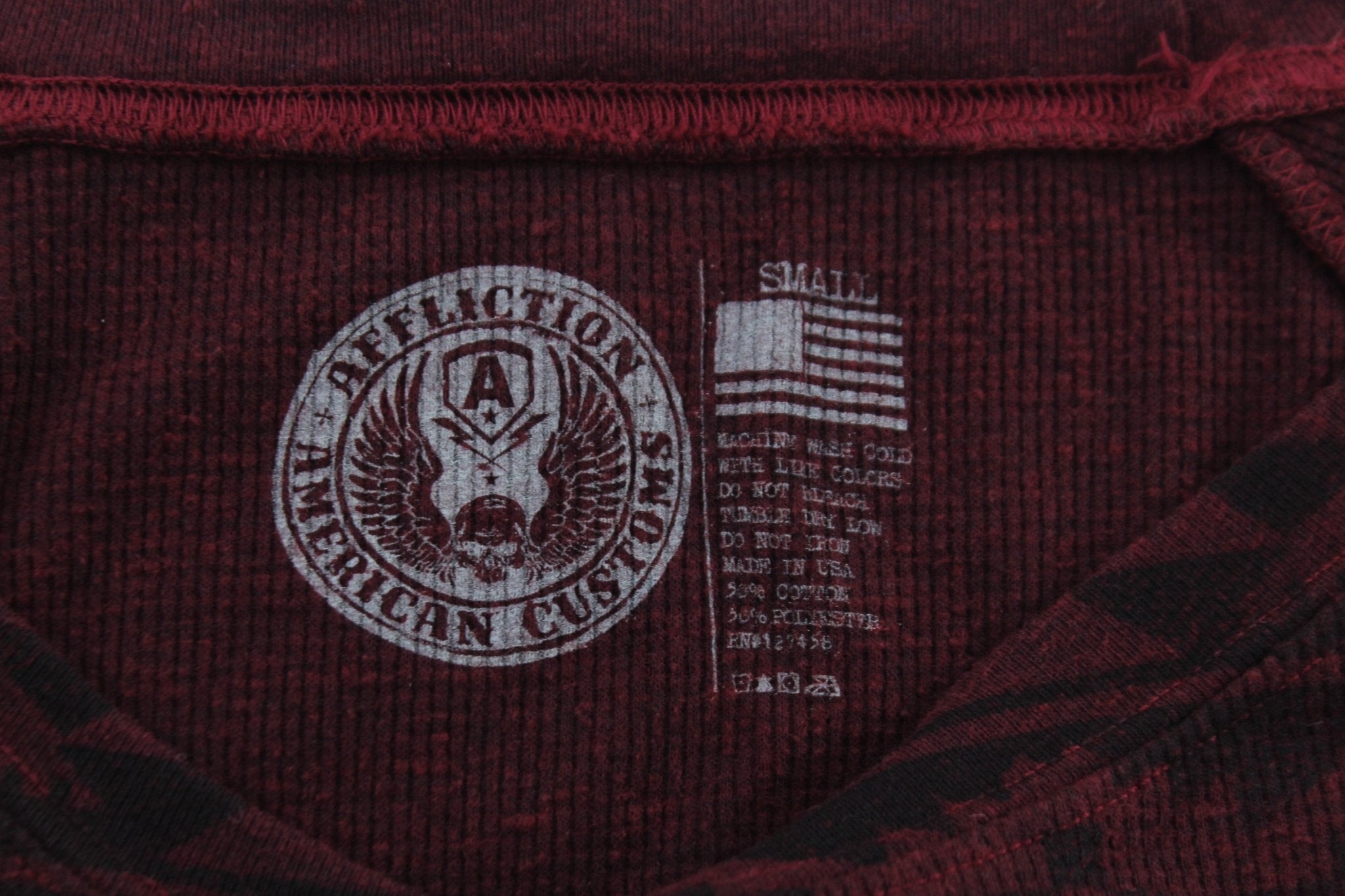 Women's Y2K Affliction American Custom Motors LS T-Shirt - ThriftedThreads.com