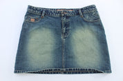 Women's Y2K Billabong Denim Washed Mini Skirt - Pants/Shorts - Thrifted Threads