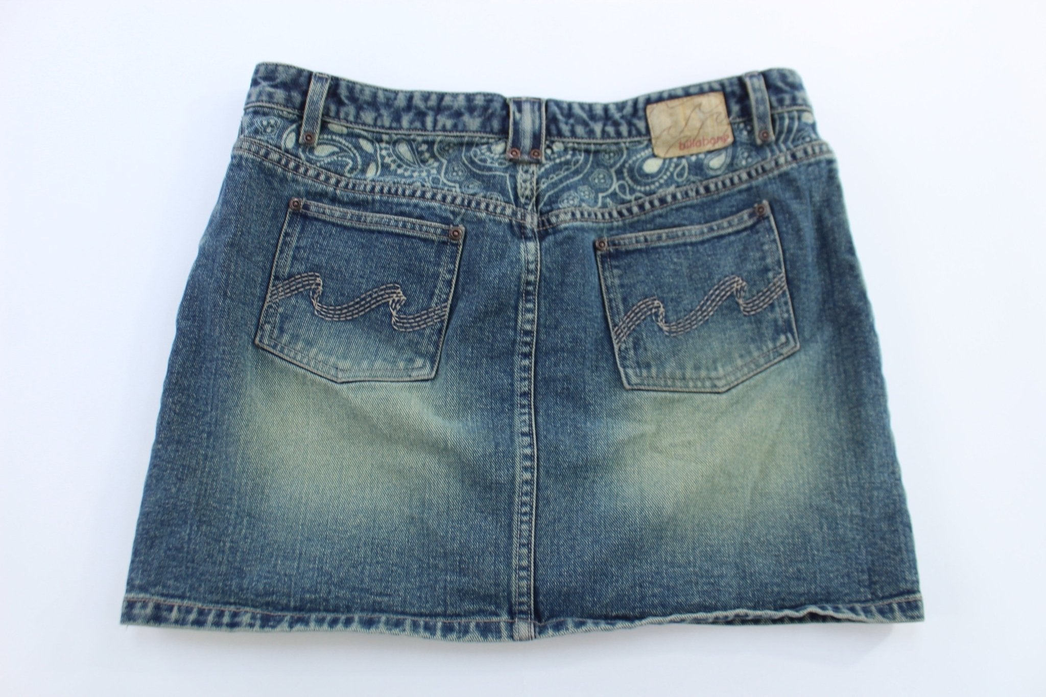 Women's Y2K Billabong Denim Washed Mini Skirt - Pants/Shorts - Thrifted Threads