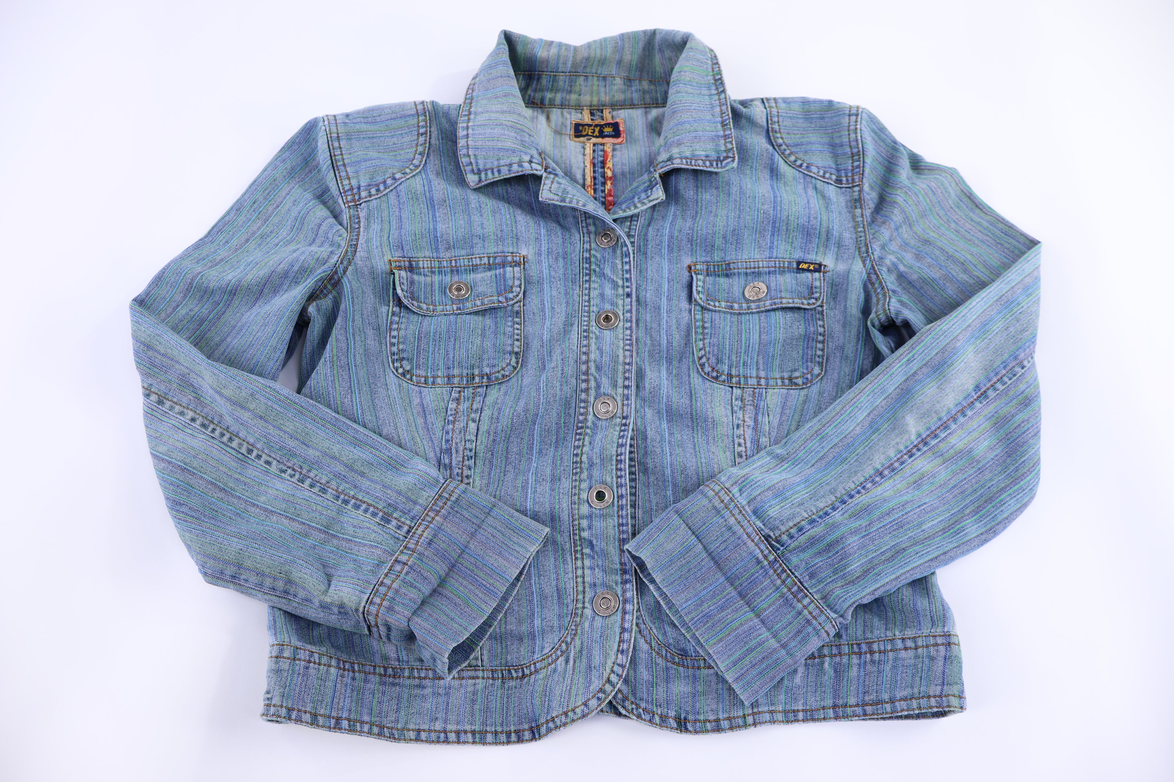 Women's Y2K Dex Denim Jacket - Jacket - Thrifted Threads