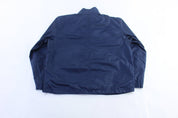 Women's Y2K Nike Embroidered Logo Navy Blue Windbreaker Pullover - Jacket - Thrifted Threads