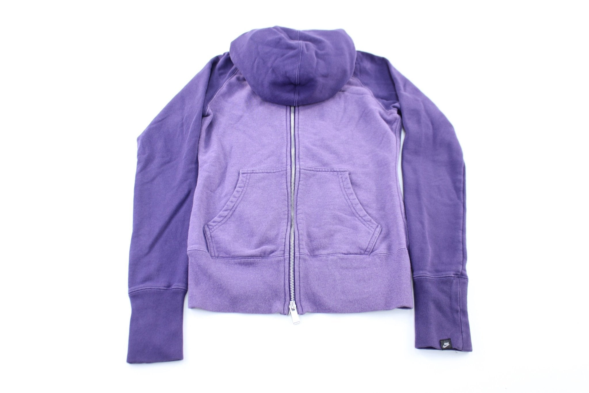 Women's Y2K Nike Embroidered Logo Purple Zip Up Jacket - Jackets - Thrifted Threads