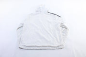 Women's Y2K Nike Embroidered Logo White & Black Zip Up Jacket - Jacket - Thrifted Threads