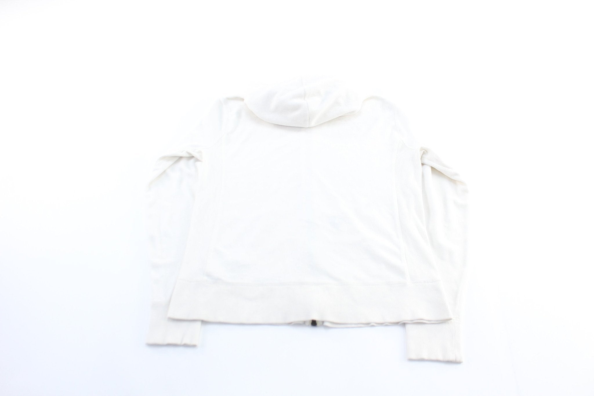 Women's Y2K Nike Embroidered Logo White Zip Up Jacket - Jacket - Thrifted Threads
