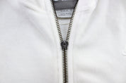 Women's Y2K Nike Embroidered Logo White Zip Up Jacket - Jacket - Thrifted Threads