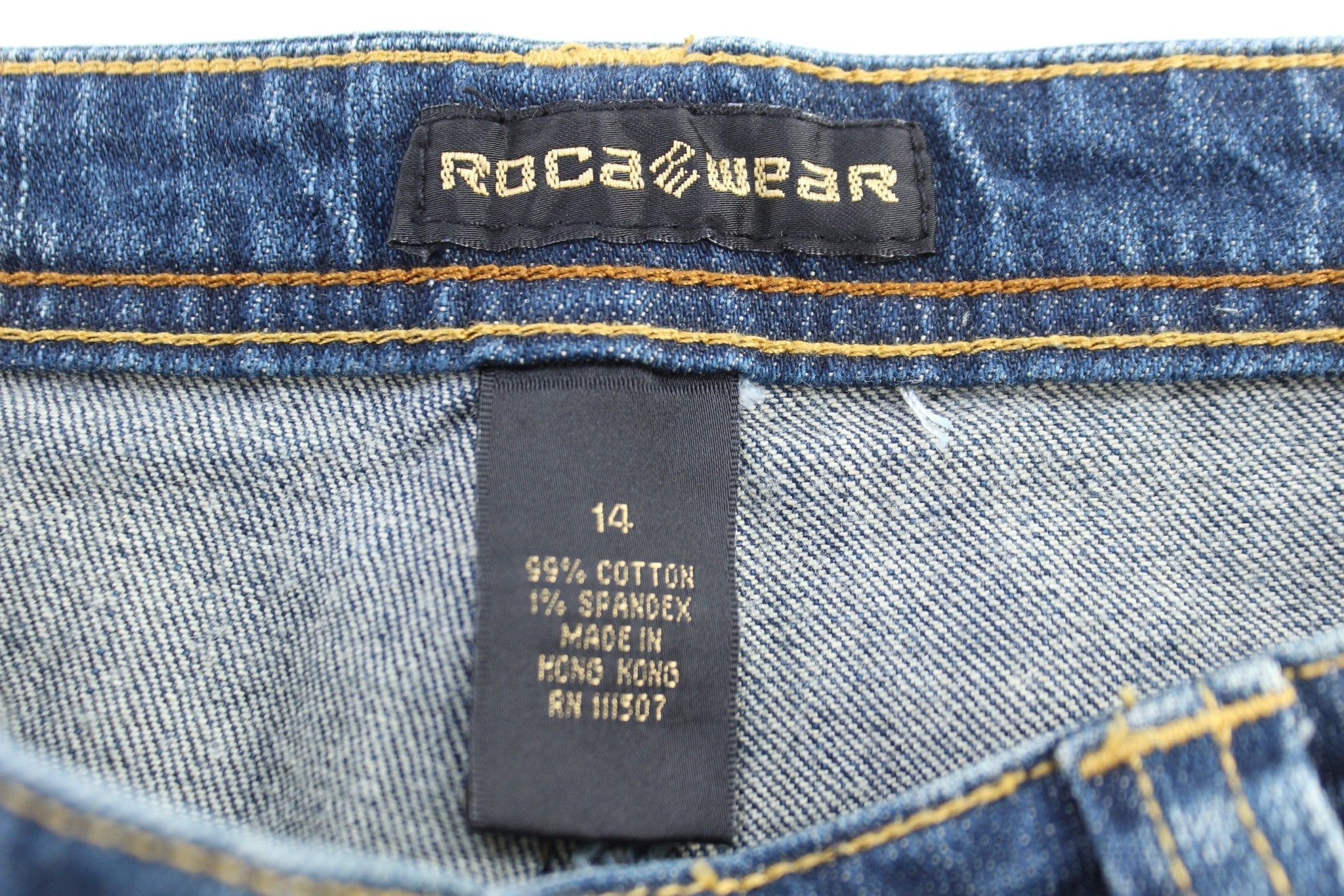 Women's Y2K Rocawear Dark Wash Denim Jeans – ThriftedThreads.com