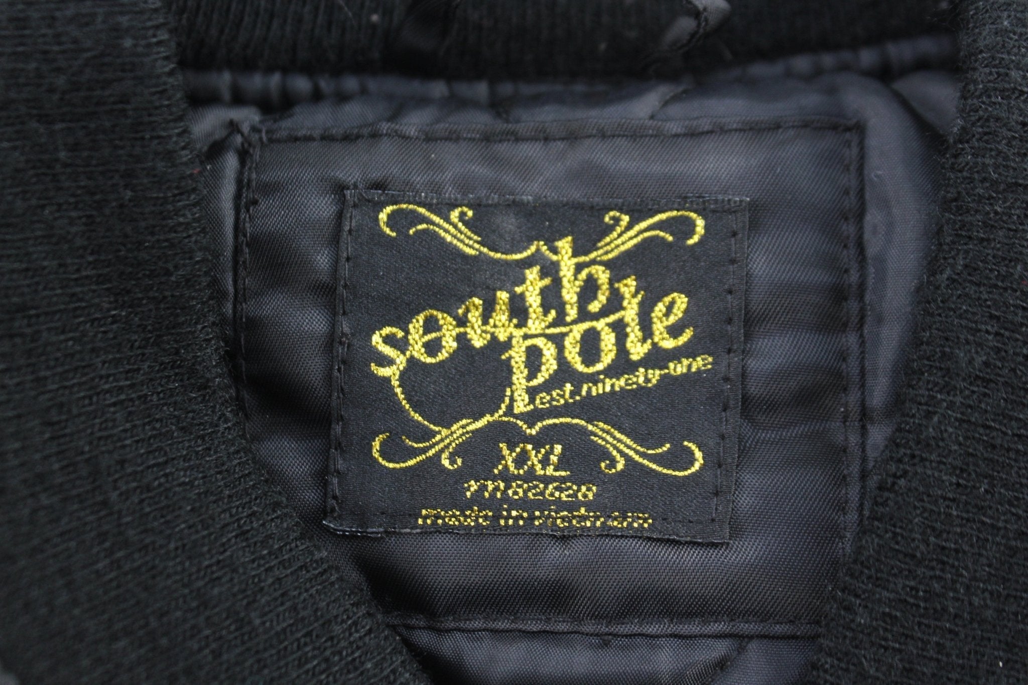 Women's Y2K SouthPole Black Bomber Jacket - Jackets - Thrifted Threads