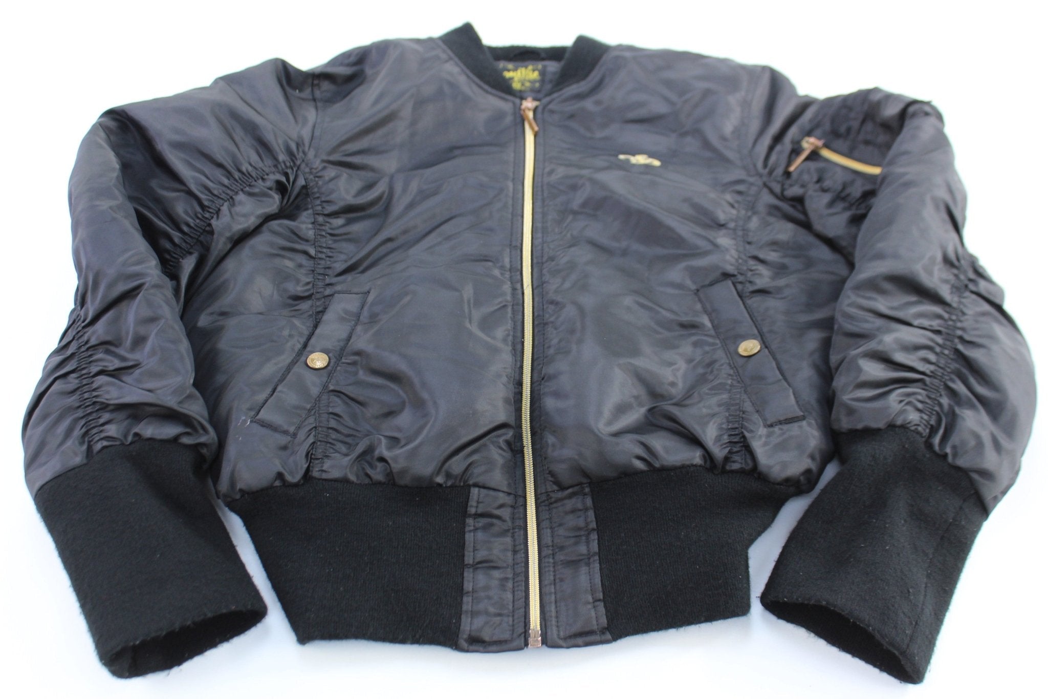 Women's Y2K SouthPole Black Bomber Jacket - Jackets - Thrifted Threads