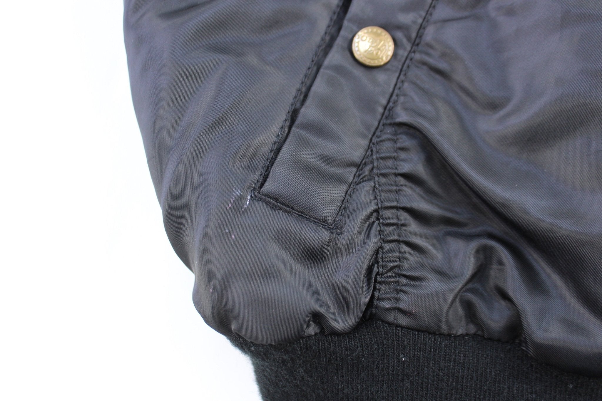 Women's Y2K SouthPole Black Bomber Jacket - Jackets - Thrifted Threads
