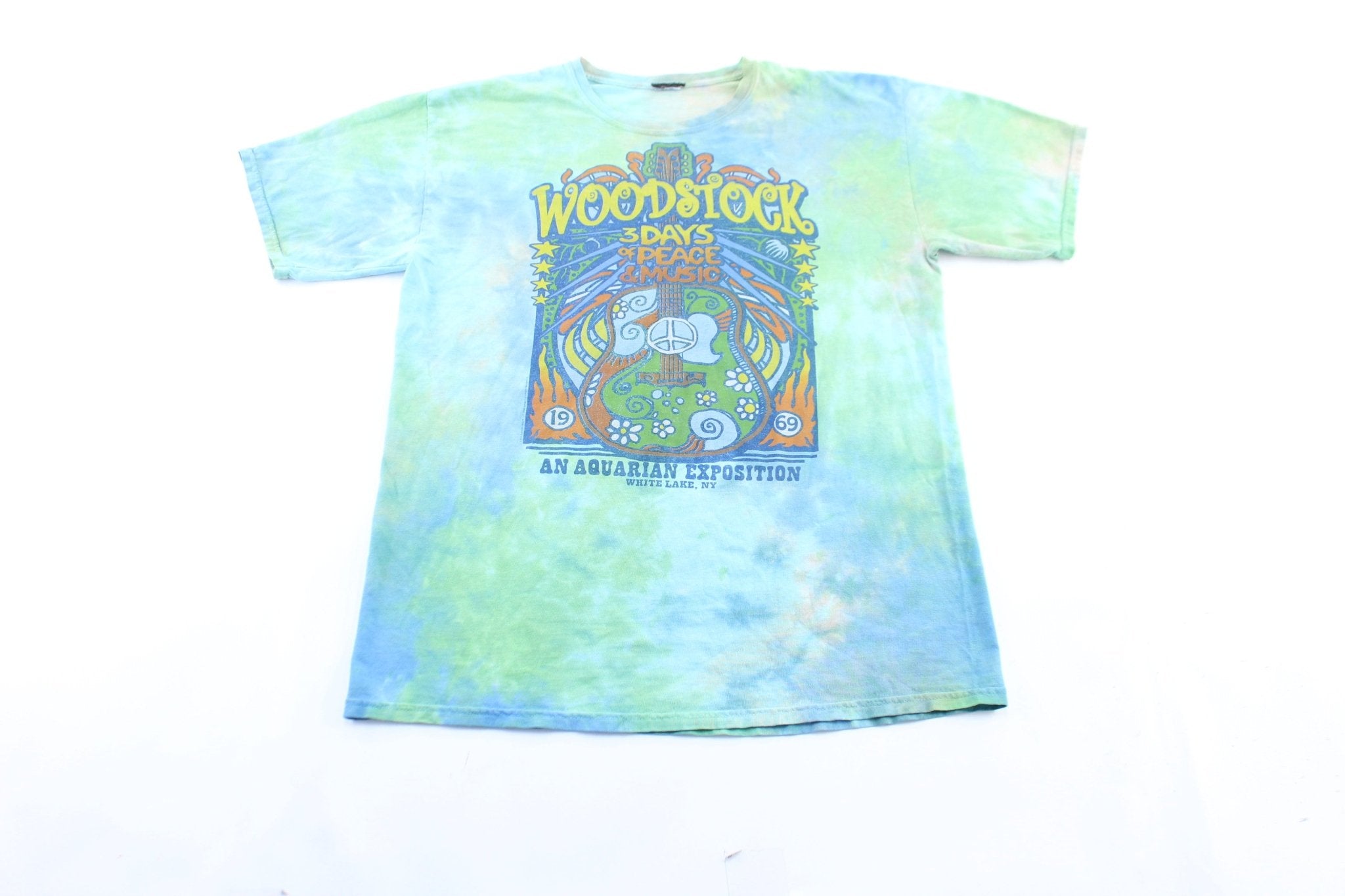 Woodstock Music & Art Festival Tie - Dye T-Shirt - ThriftedThreads.com