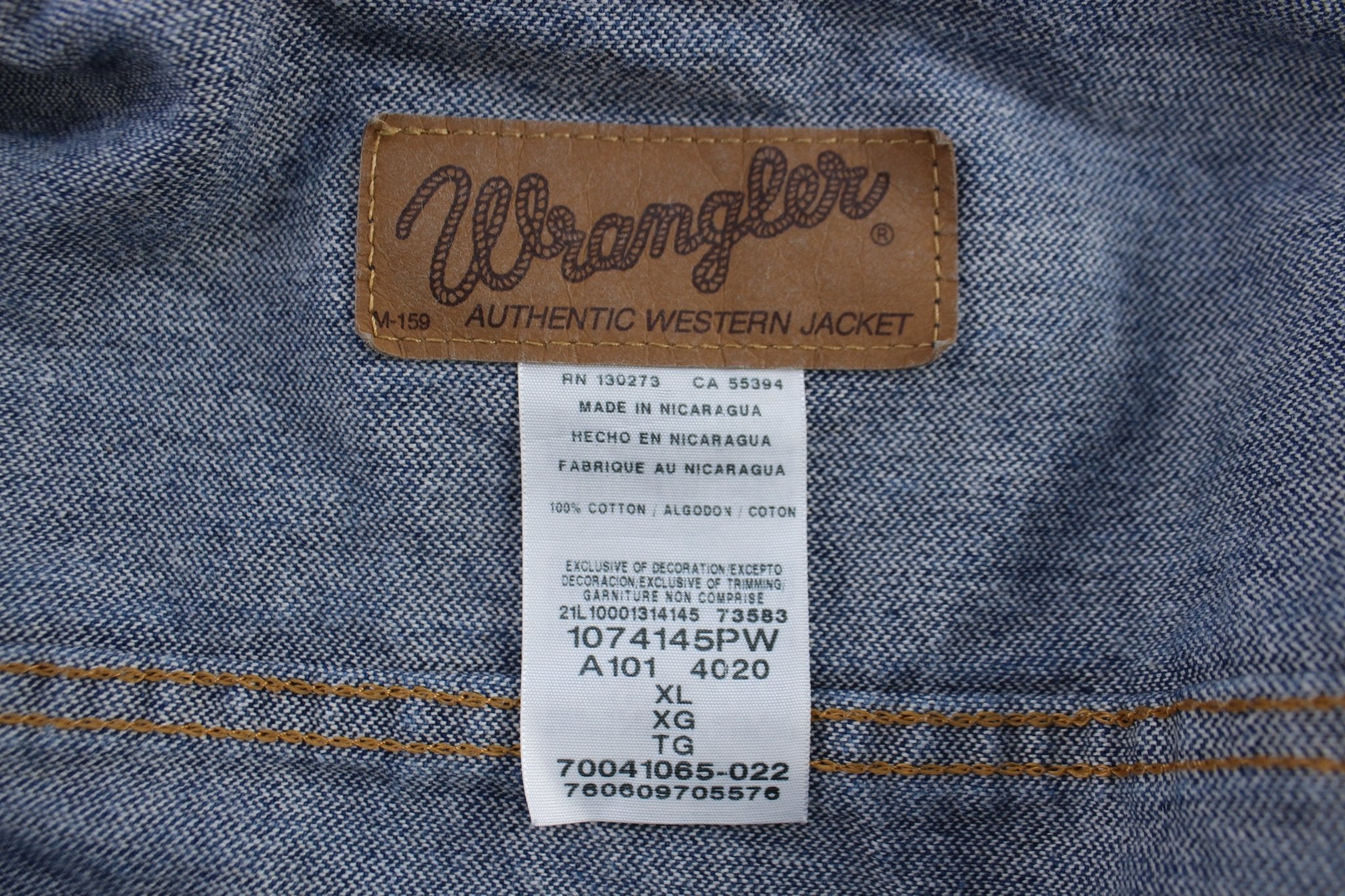 Wrangler Authentic Western Denim Jacket - ThriftedThreads.com