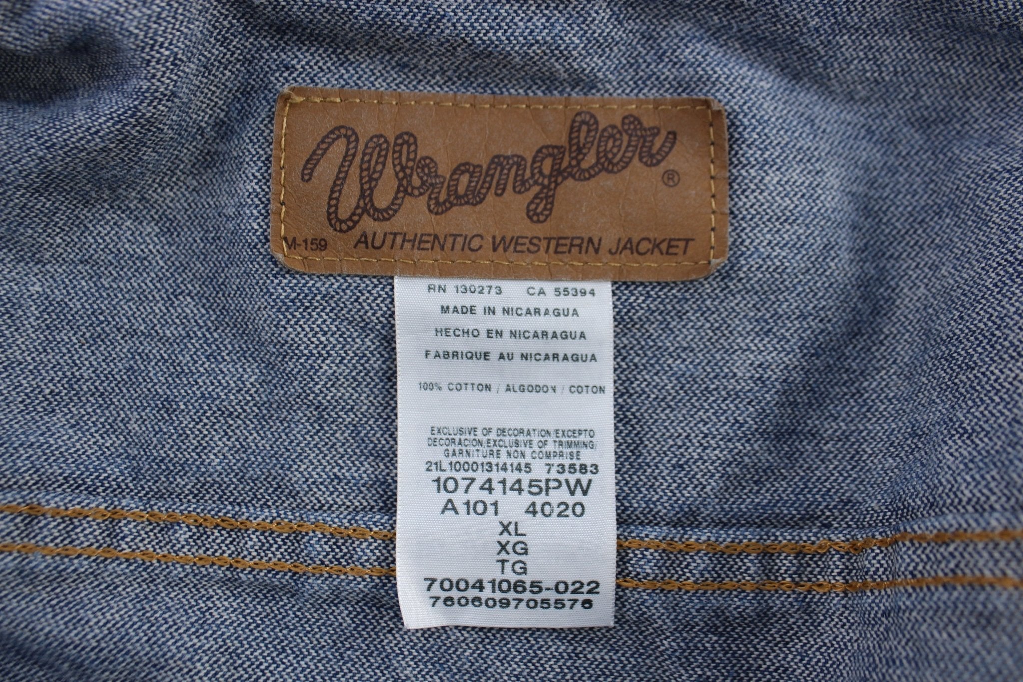 Wrangler Authentic Western Denim Jacket - Jackets - Thrifted Threads