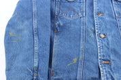 Wrangler Blanket Lined Denim Trucker Jacket - ThriftedThreads.com
