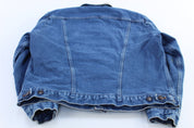 Wrangler Blanket Lined Denim Trucker Jacket - ThriftedThreads.com