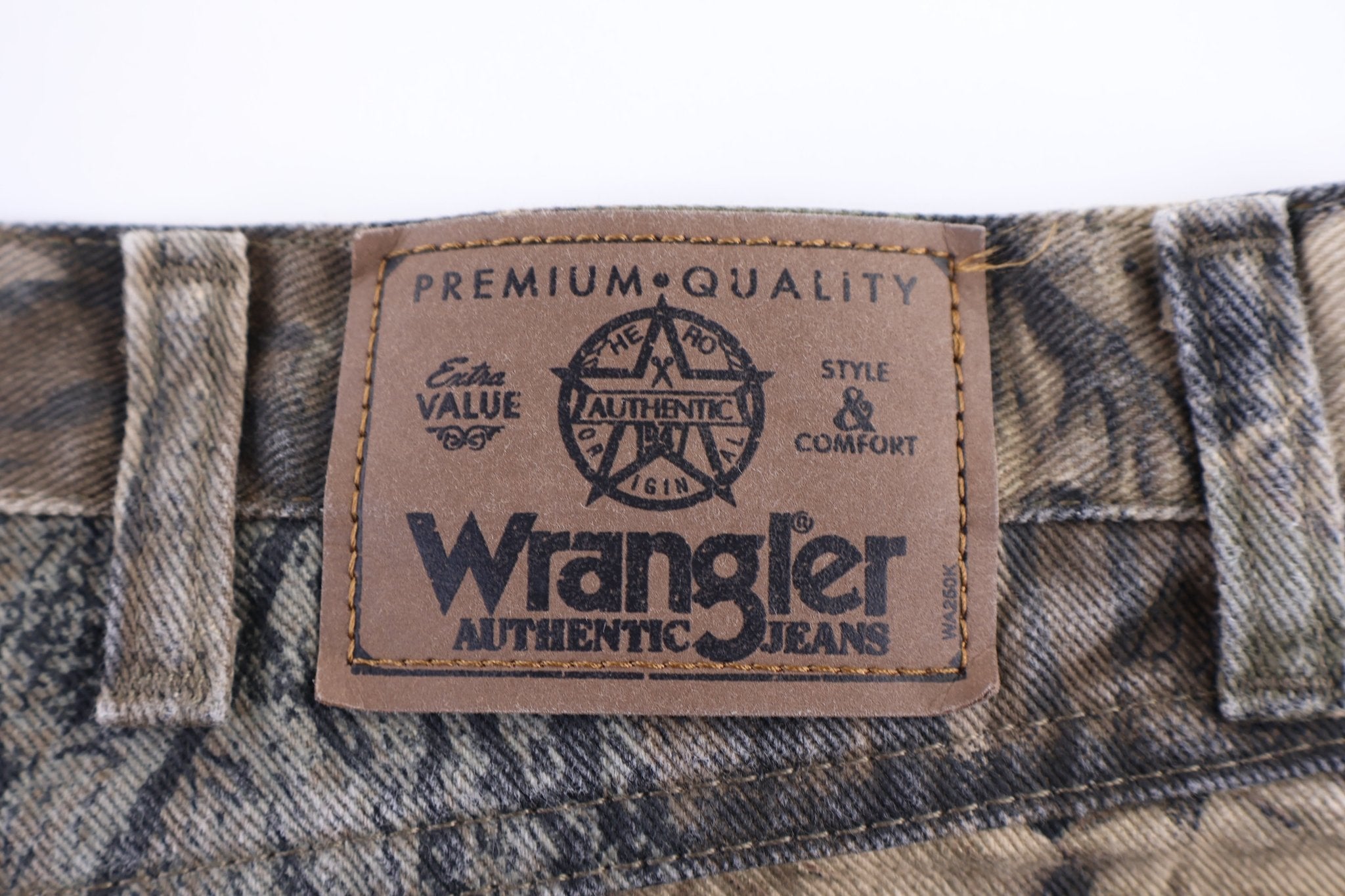 Wrangler Camo Denim Pants - Pants - Thrifted Threads