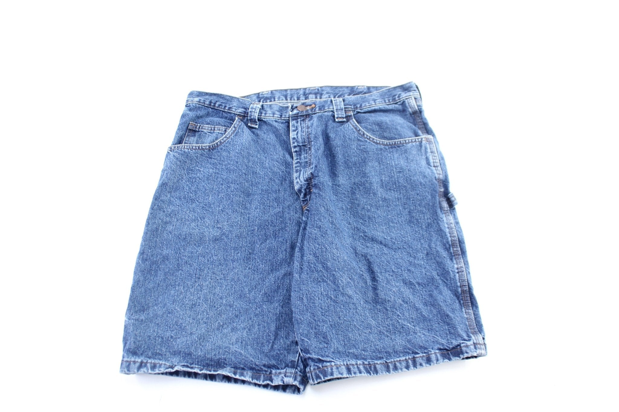 Wrangler Dark Wash Denim Shorts - Pants/Shorts - Thrifted Threads