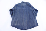 Wrangler Dark Wash LS Button Down - Button Ups/Downs - Thrifted Threads