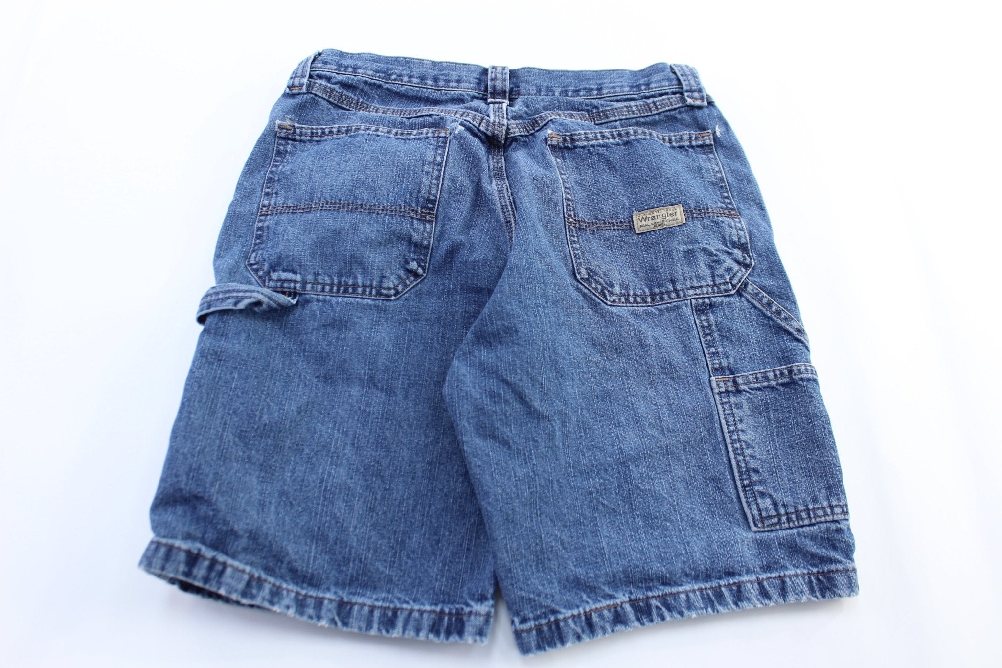 Wrangler Denim Carpenter Shorts - ThriftedThreads.com