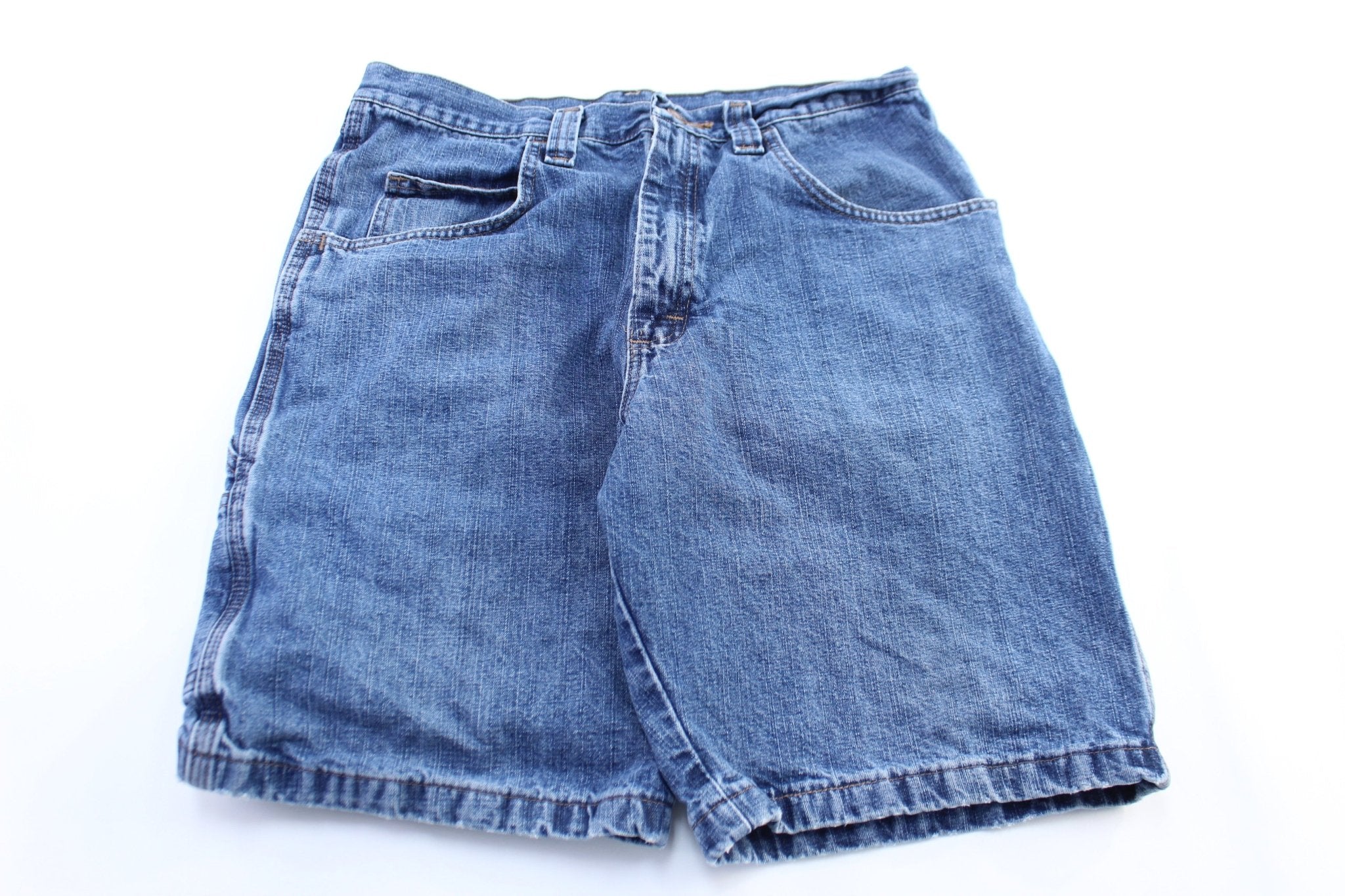 Wrangler Denim Carpenter Shorts - ThriftedThreads.com