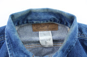 Wrangler Embroidered Denim Vest - Jackets - Thrifted Threads
