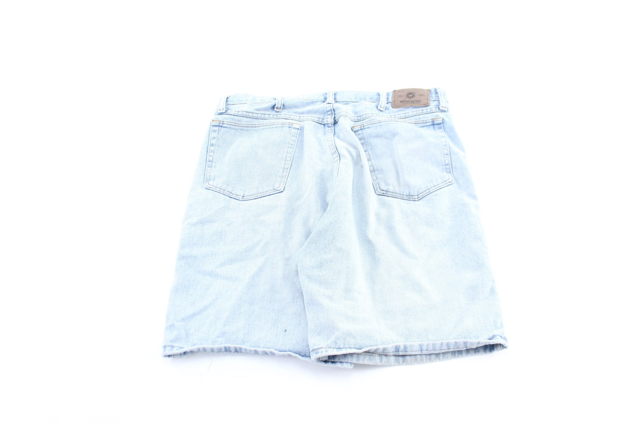 Wrangler Light Wash Denim Shorts - ThriftedThreads.com