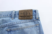 Wrangler Light Wash Denim Shorts - ThriftedThreads.com