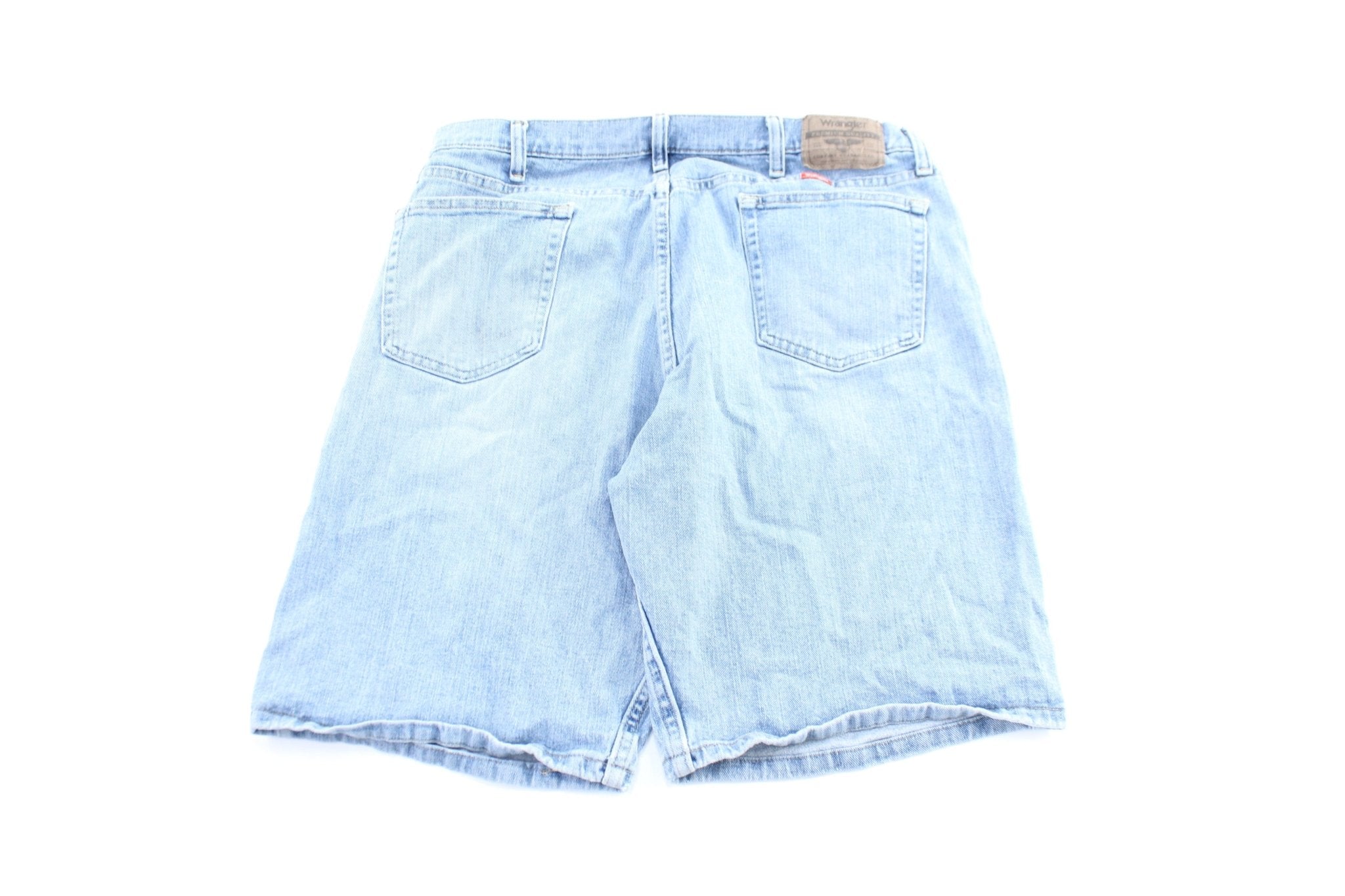 Wrangler Light Wash Denim Shorts - ThriftedThreads.com
