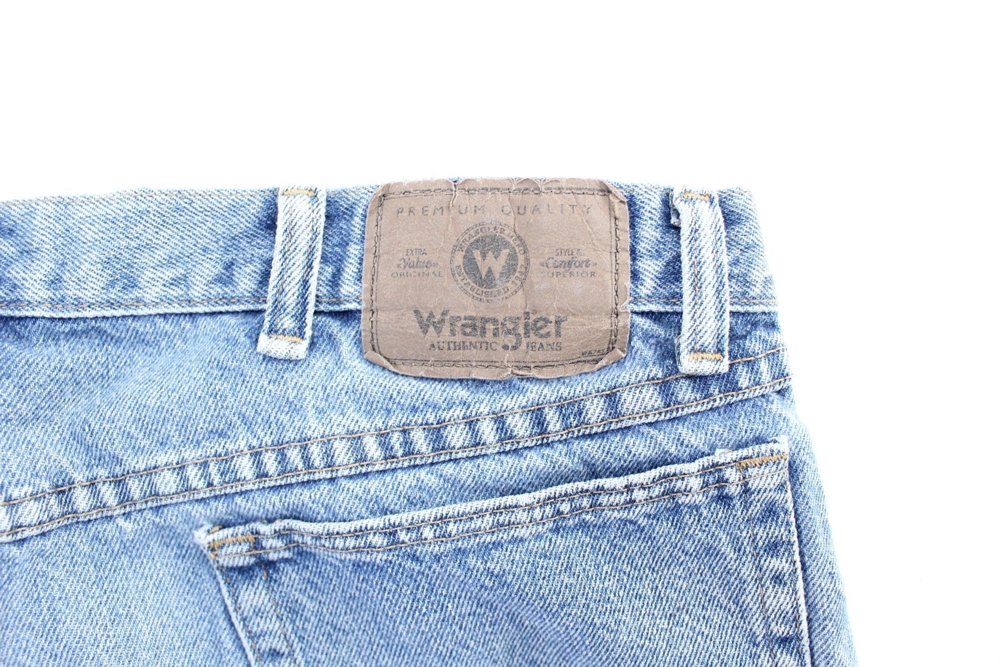 Wrangler Light Wash Denim Shorts - Pants/Shorts - Thrifted Threads