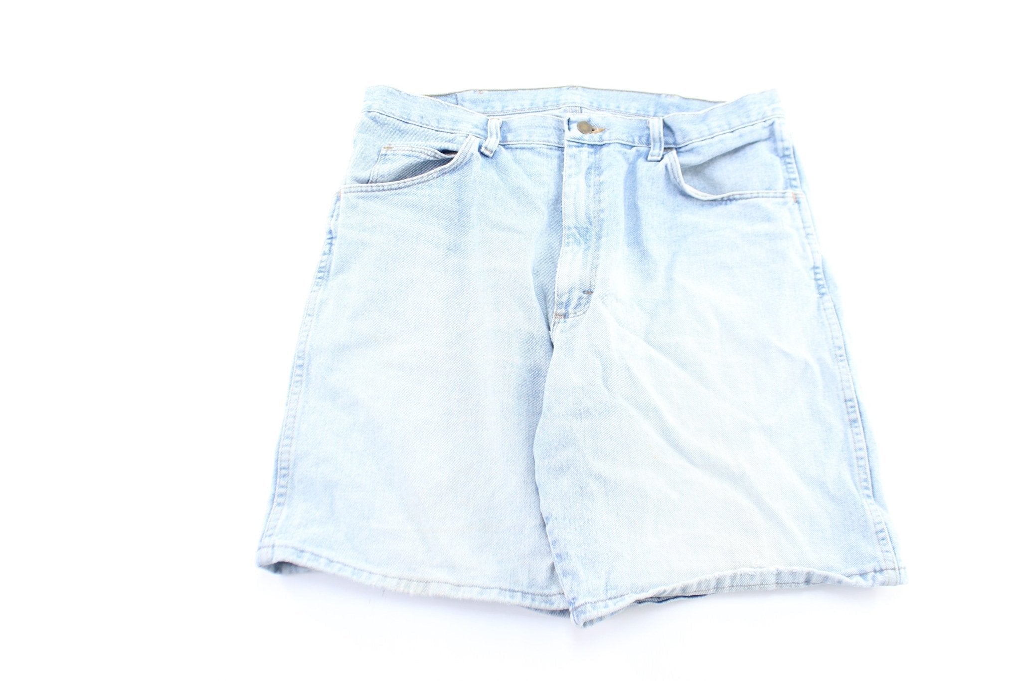 Wrangler Light Wash Denim Shorts - Pants/Shorts - Thrifted Threads