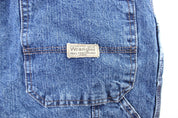 Wrangler Logo Patch Denim Carpenter Shorts - ThriftedThreads.com