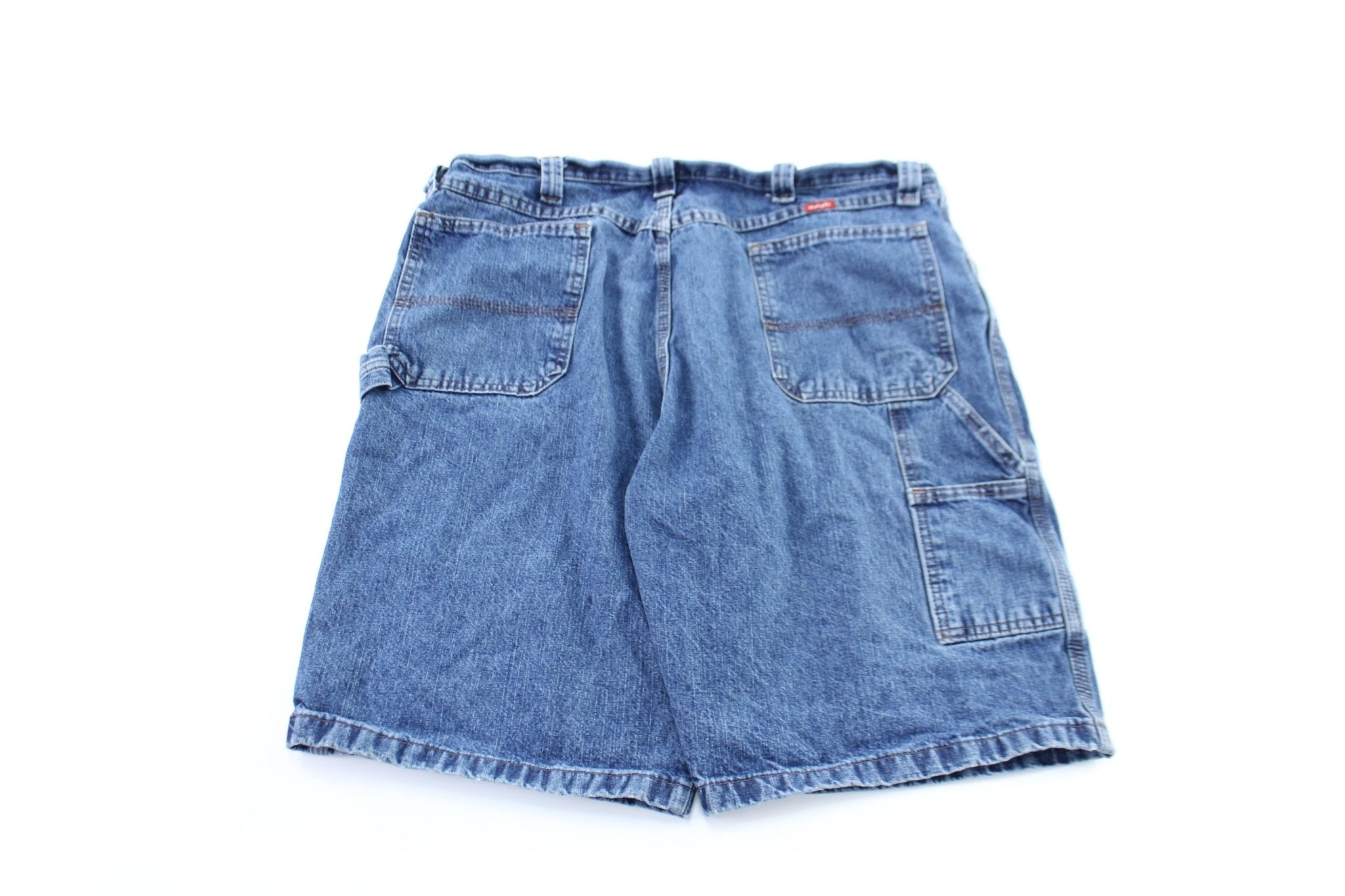 Wrangler Logo Patch Denim Carpenter Shorts - Pants/Shorts - Thrifted Threads