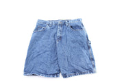 Wrangler Logo Patch Denim Carpenter Shorts - Pants/Shorts - Thrifted Threads