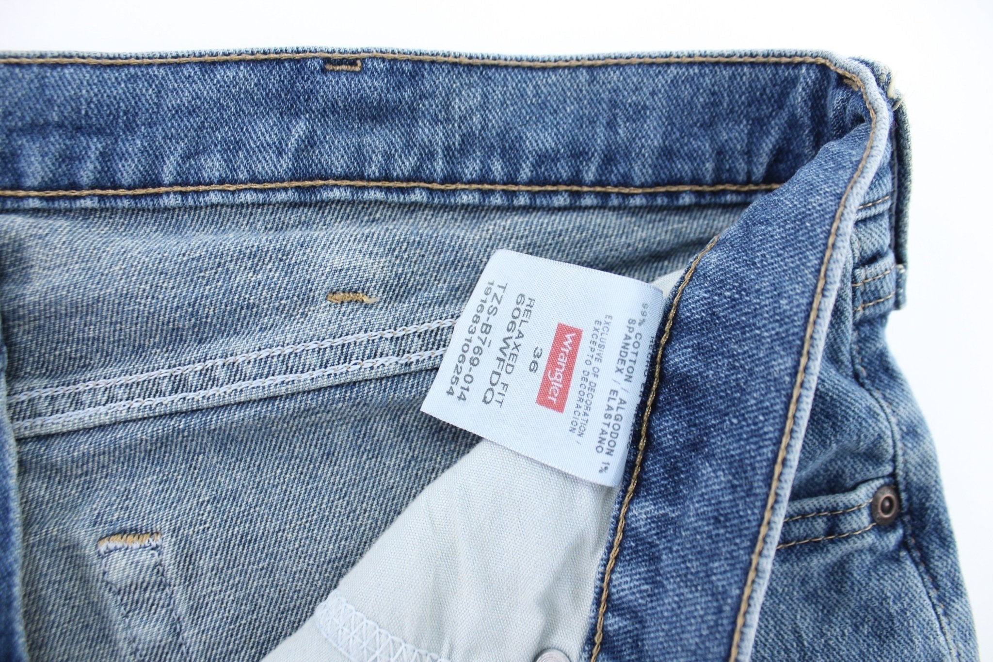 Wrangler Logo Patch Denim Shorts - Pants/Shorts - Thrifted Threads