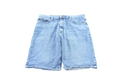 Wrangler Logo Patch Denim Shorts - Pants/Shorts - Thrifted Threads