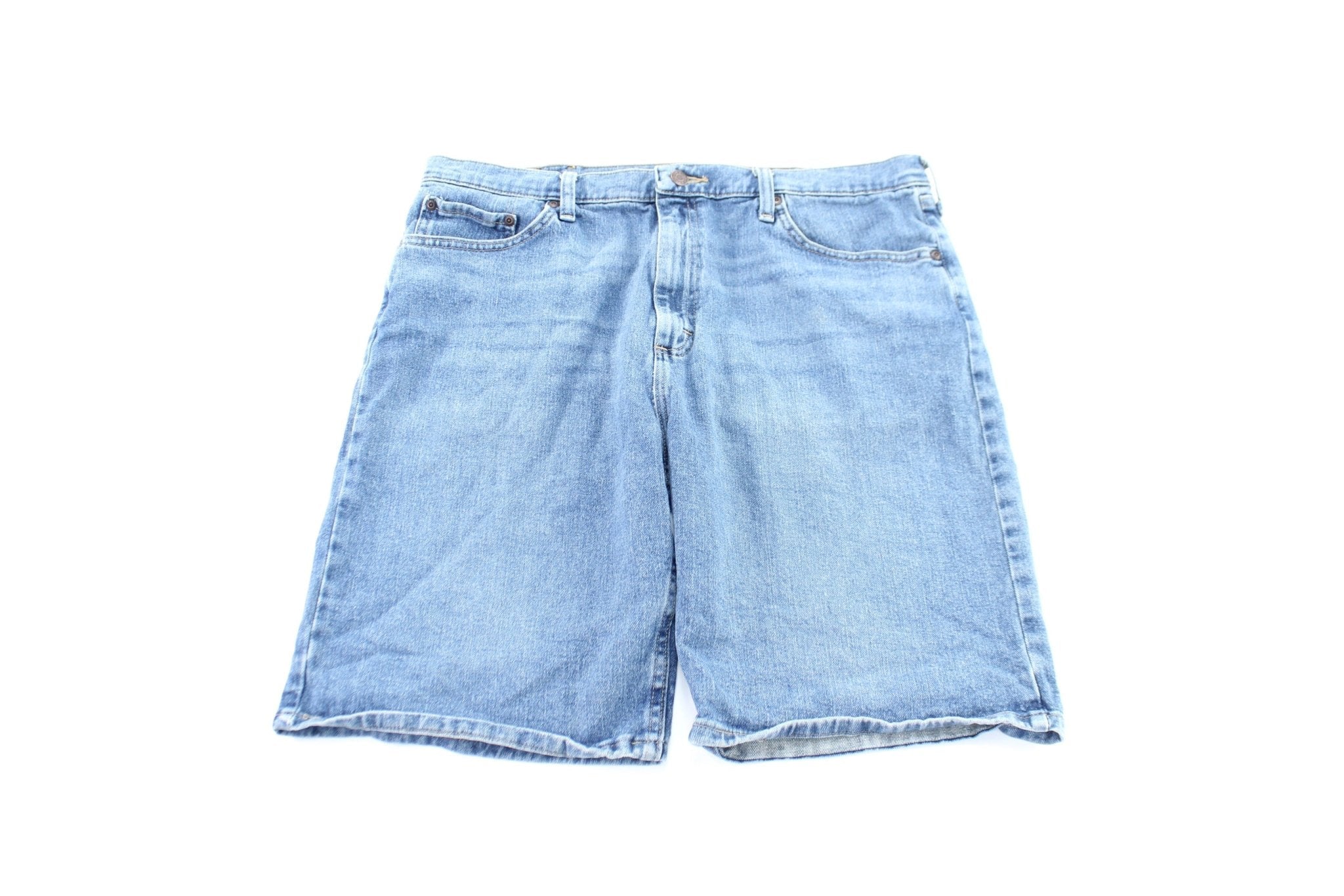 Wrangler Logo Patch Denim Shorts - Pants/Shorts - Thrifted Threads