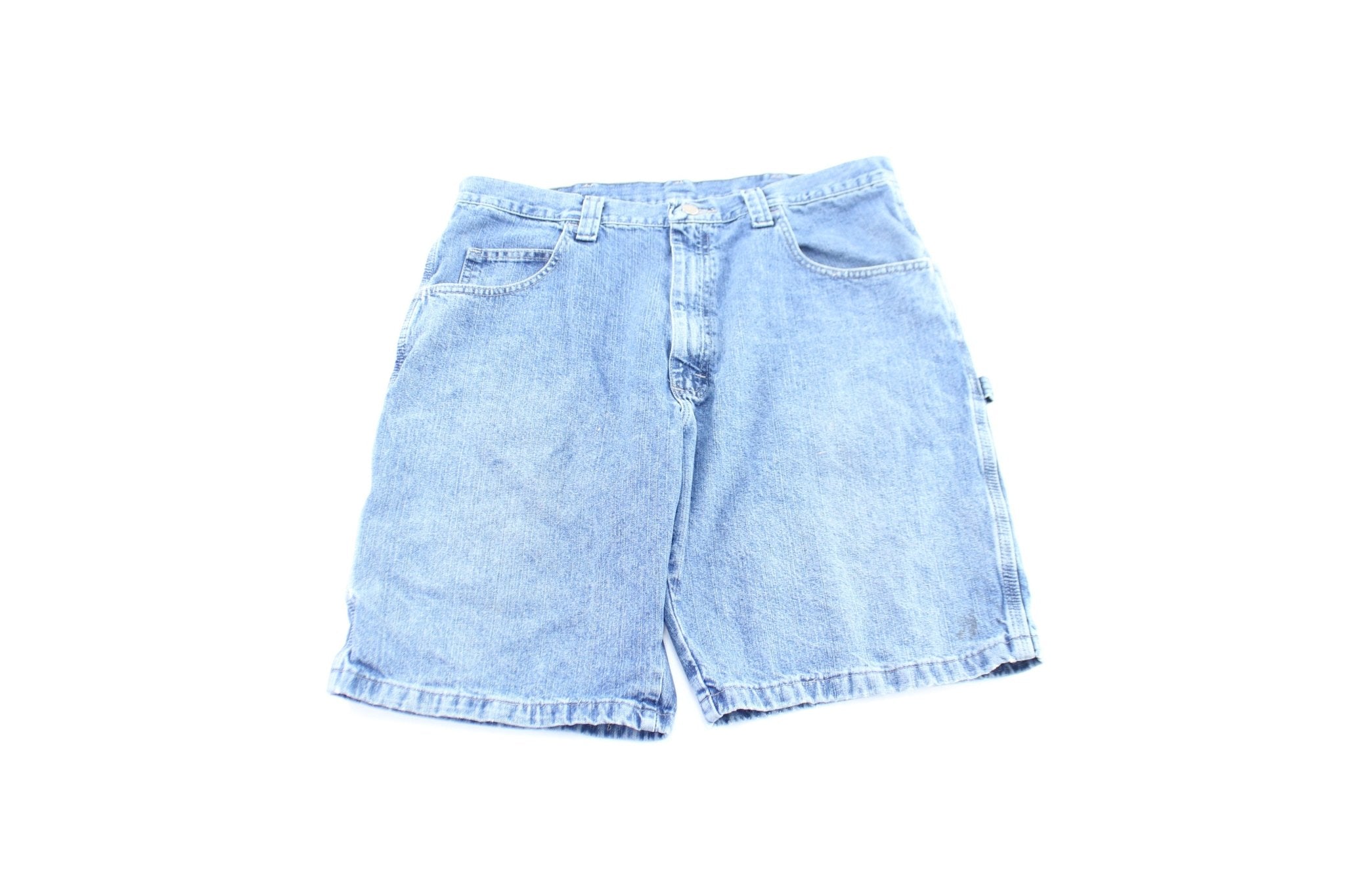Wrangler Medium Wash Denim shorts - ThriftedThreads.com