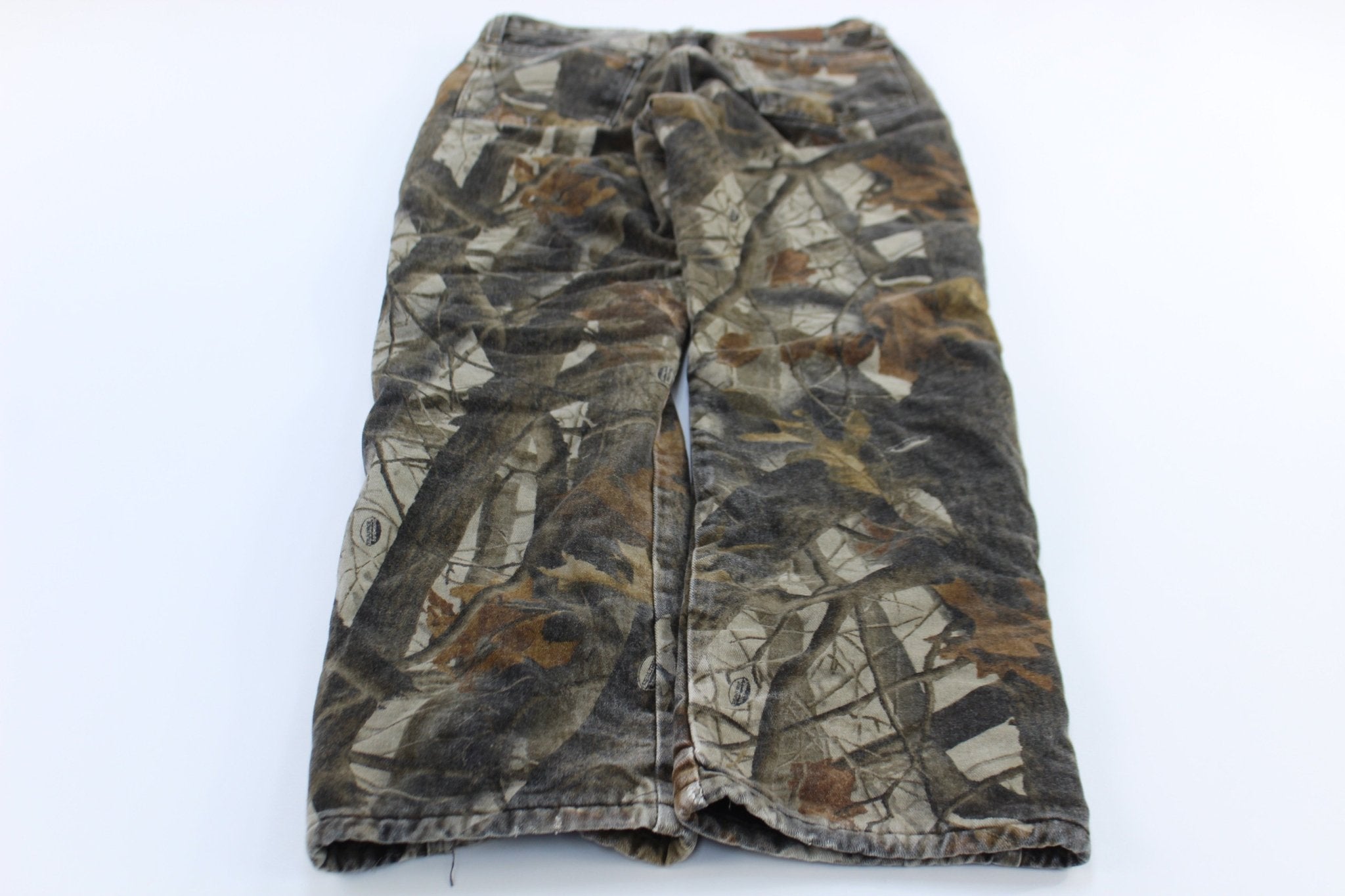 Wrangler Pro Gear Realtree Hardwood Lined Camo Pants - ThriftedThreads.com