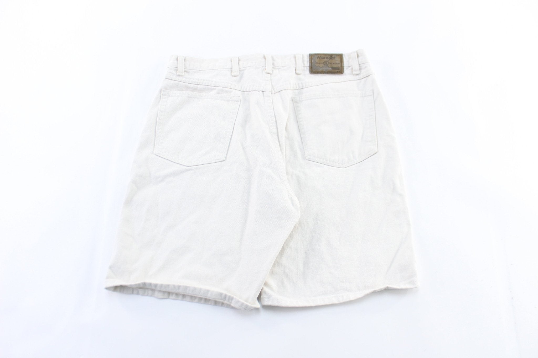 Wrangler White Denim Shorts - Pants/Shorts - Thrifted Threads