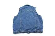 X Element Advanced Motorcycle Gear Denim Biker Vest - ThriftedThreads.com